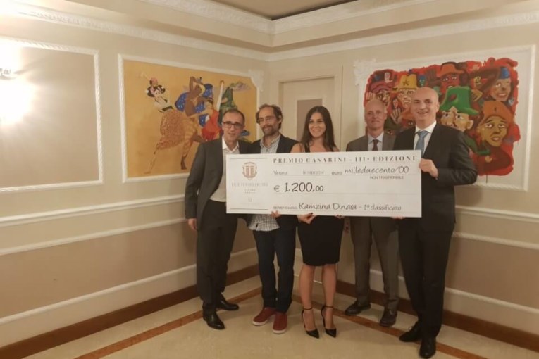 Il Premio Casarini va a una giovane artista russa,  Dinara Kamzina