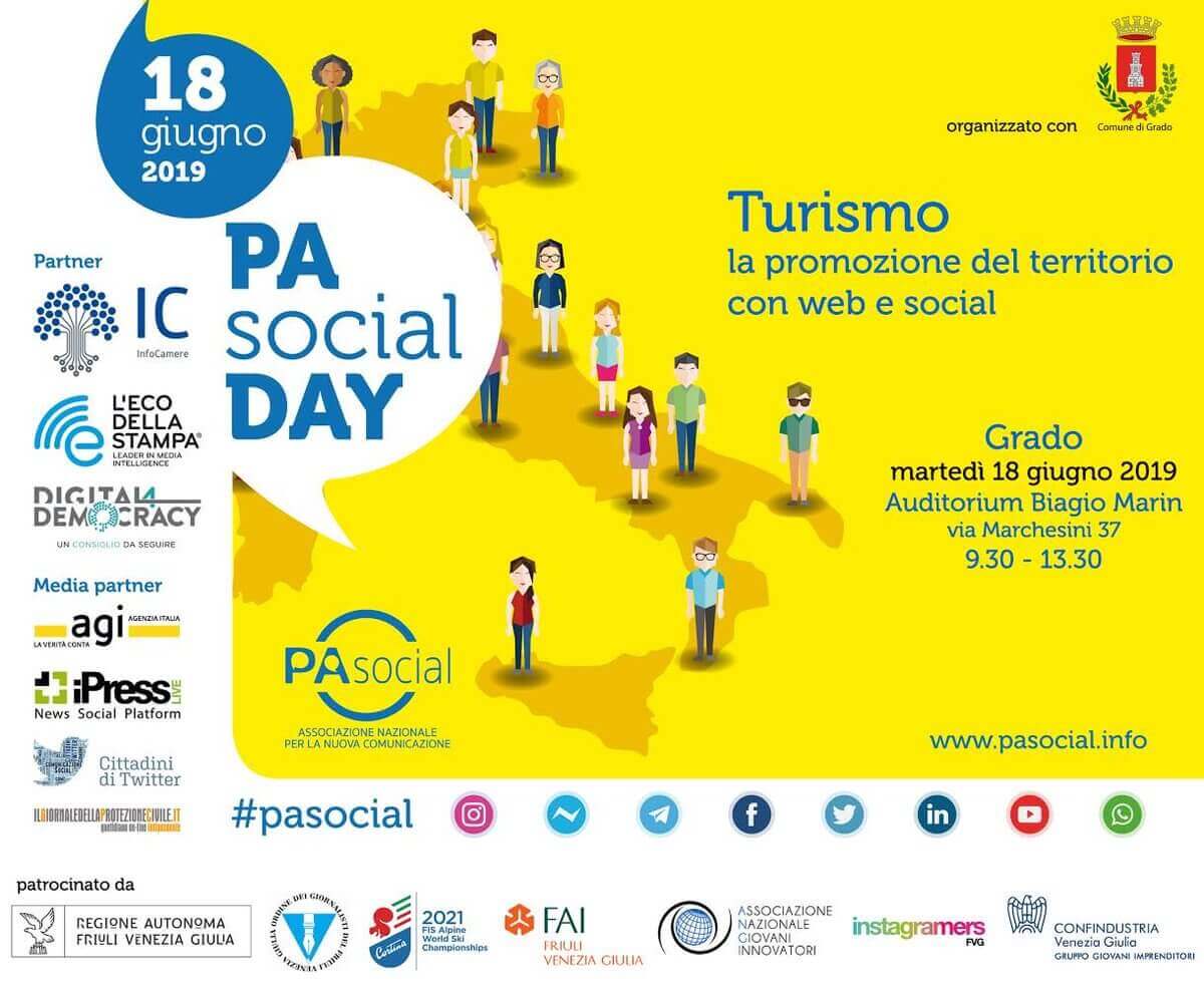 MARTEDÌ 18 GIUGNO 2019 ore 9.30-13.30 – GRADO | FVG – PA Social Day